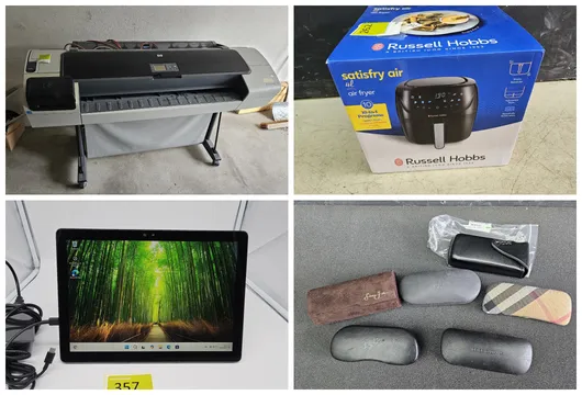 Bild von Auktion Lagerbereinigung Technik - Haushaltsartikel - Brillenetuis - Kleidung u.v.m.