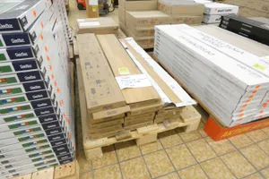 Posten Gerflor Klebevinyl Creation 30, Quartet Honey, mit Sockelleisten