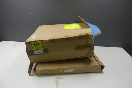 2x ventilatiefilter karton (filtermatten, plissé filtercassette)