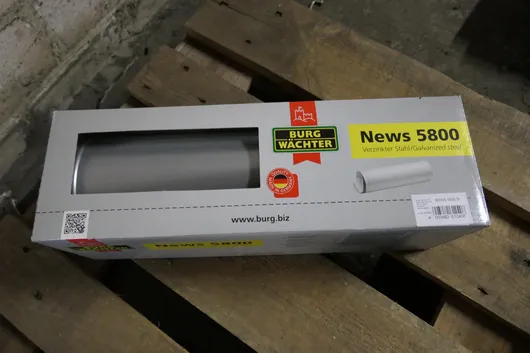 BURG-WÄCHTER News 5800, pocinčani čelik, 400 mm x Ø 120 mm