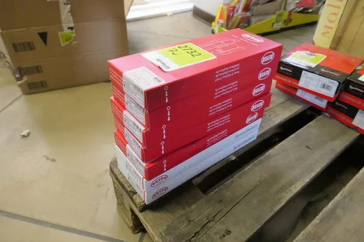 7x Bever innstikkslås, fall av zamak, nattrigel, stulp 20 mm firkantet