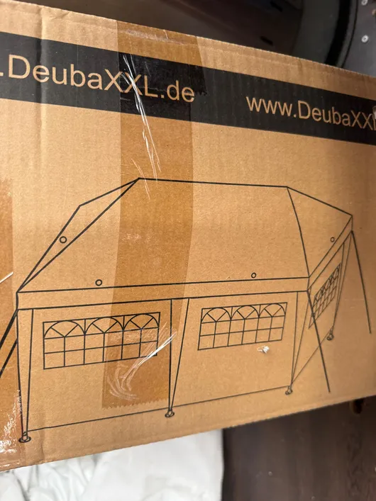 DeubaXXL šator 3x6 m bijeli