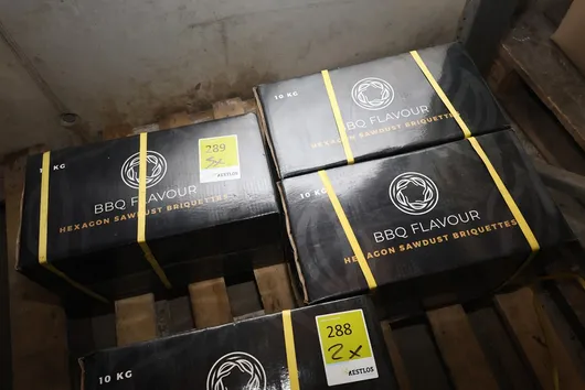 3 x 10 kg BBQ ízű brikett