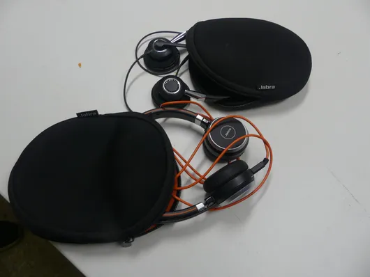 2x Jabra - Headset with carrying case
