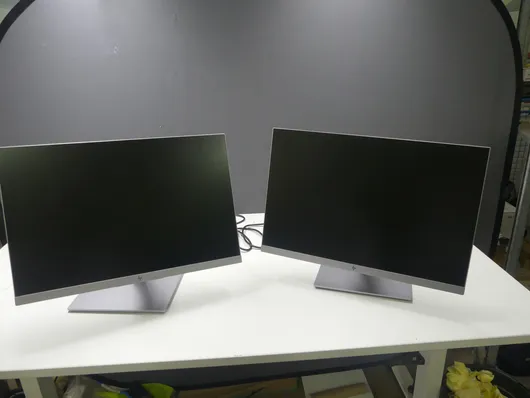 2 monitores hp