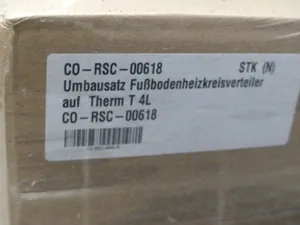 8x Bodenheizungsverteiler mit 4x Umbausatz