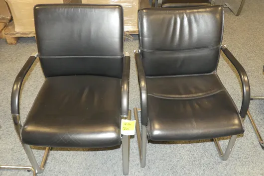 2 stk. Kusch + Co - Freischwinger, sort