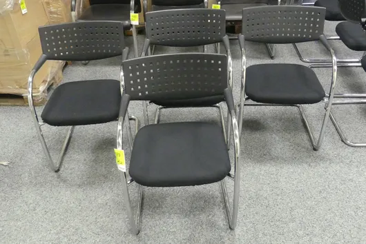 4x Vitra. - cantilever chairs