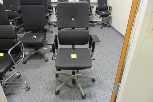 Steelcase - Bürostuhl, schwarz/anthrazit