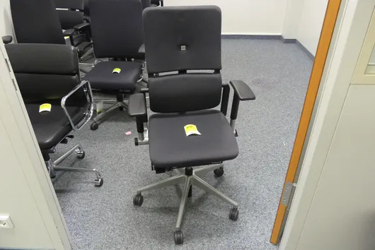 Steelcase - Drehstuhl, schwarz/anthrazit