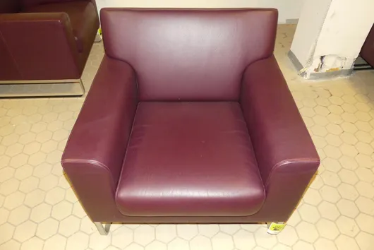 Walter Knoll - 扶手椅，酒红色